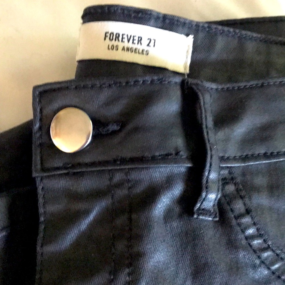 Leather skinny Jeans